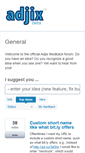 Mobile Screenshot of feedback.adjix.com